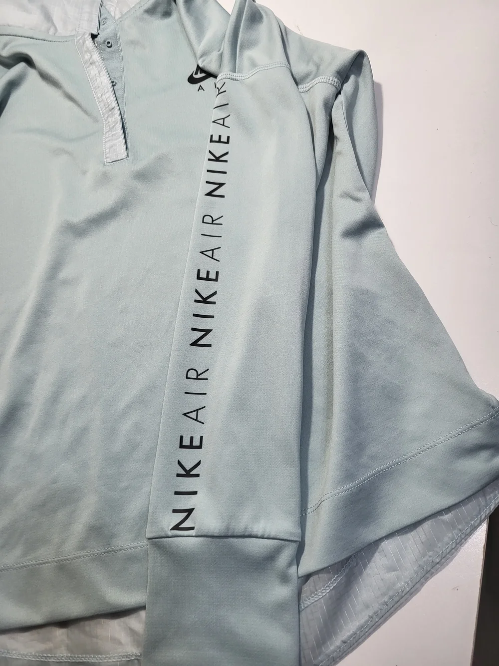 Nike Light Blue Half-Zip Pullover Sweatshirt
